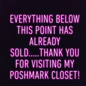 Items below this point have already sold